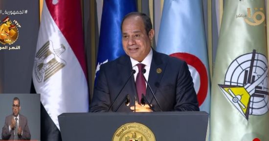 الرئيس السيسي بالندوة التثقيفية: يوم جميل التقينا أبطال نصر عظيم لبلد عظيمة