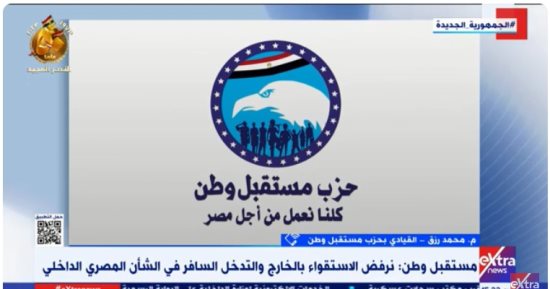مستقبل وطن: بيان البرلمان الأوروبى تضمن إدعاءات غير صحيحة وغير موضوعية