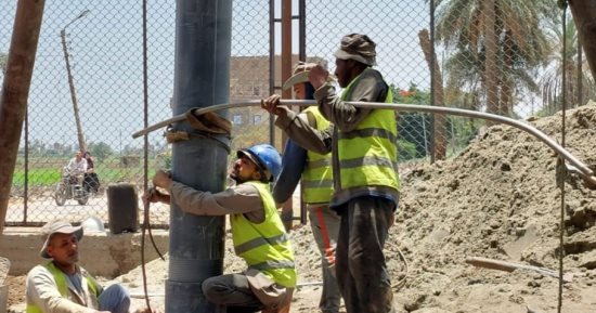 بدء تنفيذ 117 بئر مياه ارتوازى بسبعة مراكز بسوهاج ضمن حياة كريمة