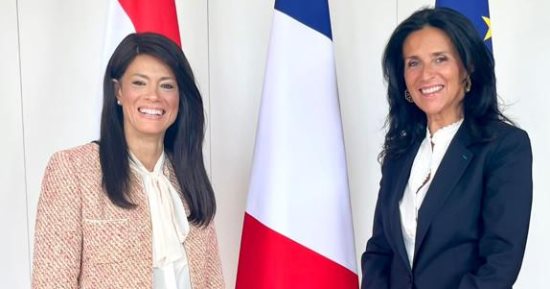 رانيا المشاط تلتقى وزيرة الدولة للتعاون الإنمائى بفرنسا لبحث تعزيز العلاقات 