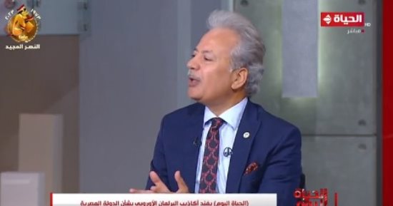 عضو بـحقوق الإنسان: بيان البرلمان الأوروبي عن انتخابات الرئاسة ادعاءات كاذبة