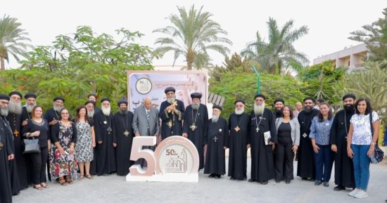 البابا تواضروس يشهد الاحتفال بمرور 50 عاما على تأسيس كنيسة العذراء بالإسكندرية