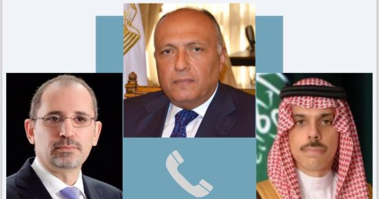 مشاورات وزارية بين مصر والسعودية والأردن لاحتواء التصعيد فى قطاع غزة 