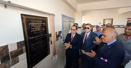 محافظ شمال سيناء يفتتح مدرستين بمدينة بئر العبد.. صور