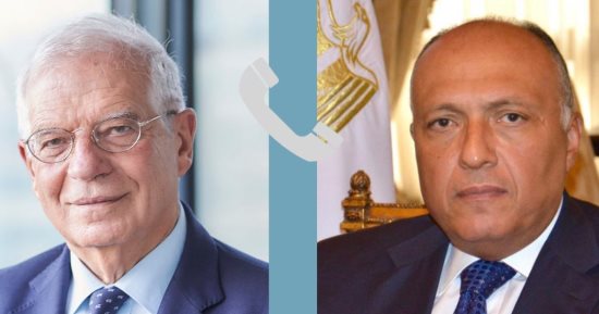 وزير الخارجية يجرى اتصالات مع مسؤولين دوليين لوقف التصعيد بين فلسطين وإسرائيل
