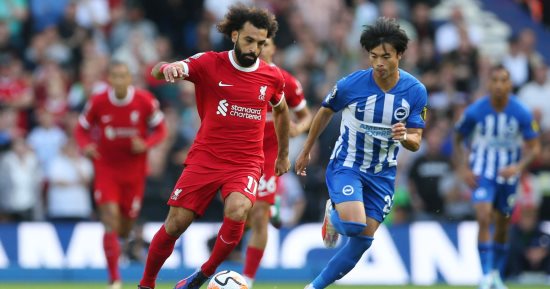 أهداف مباراة برايتون ضد ليفربول فى الدورى الإنجليزى.. ثنائية محمد صلاح