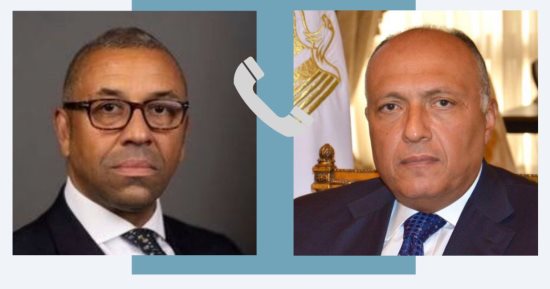شكري يبحث مع نظيره البريطاني جهود خفض التصعيد في الأراضي الفلسطينية
