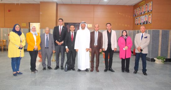 وفد جامعة الشارقة فى رحاب جامعة المنصورة لبحث التعاون المشترك    