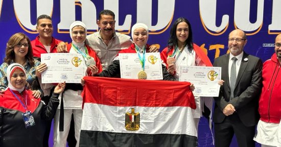 مصر تحصد بطولة العالم للكاراتيه التقليدى بأوزباكستان برصيد 20 ميدالية.. صور