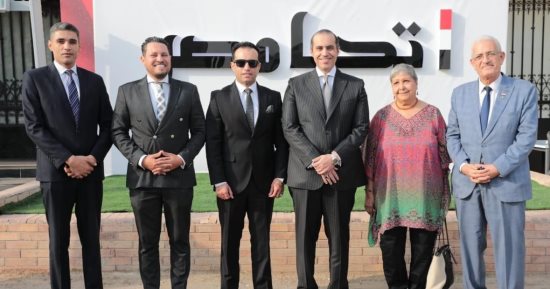 الحملة الرسمية للمرشح الرئاسي عبد الفتاح السيسي تستقبل وفدا من حزب التجمع