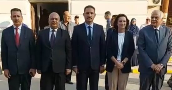 محافظ الجيزة يشارك طلاب مدرسة السعيدية طابور الصباح وتحية العلم