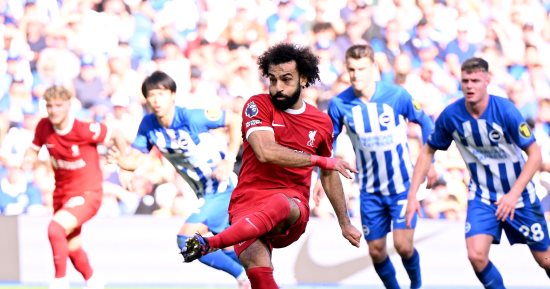 برايتون ضد ليفربول.. صلاح يتصدر قائمة الأكثر مساهمة تهديفية في الدوري الإنجليزي