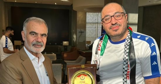 الاتحاد السكندرى يتبادل الدروع مع البريج الفلسطينى بالبطولة العربية للسلة