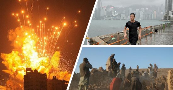 العالم هذا الصباح.. قوات الاحتلال الإسرائيلى تواصل قصف غزة وشهداء فى مناطق متفرقة.. نحو 3000 قتيل و10 آلاف مصاب فى زلزال أفغانستان.. الإعصار "كوينو" يتوغل فى الصين وهونج كونج تتأهب لرياحه وأمواجه العاتية.. صور
