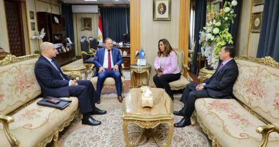 محافظ دمياط تستقبل مستشار المدير التنفيذى للأكاديمية الوطنية للتدريب