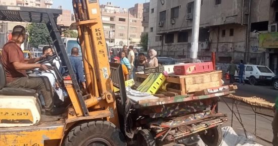 رفع سيارات متهالكة و600 حالة إشغال خلال حملات بالوراق