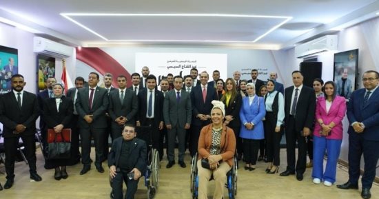 حزب مصر أكتوبر ضيفا بمقر الحملة الرسمية للمرشح الرئاسي عبد الفتاح السيسي