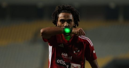 حسين الشحات يوثق هدفه مع الأهلي فى شباك الدراويش.. صور