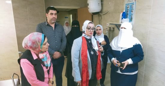 وكيل وزارة الصحة بكفر الشيخ توجه بمعالجة السلبيات بمستشفى سيدى غازى