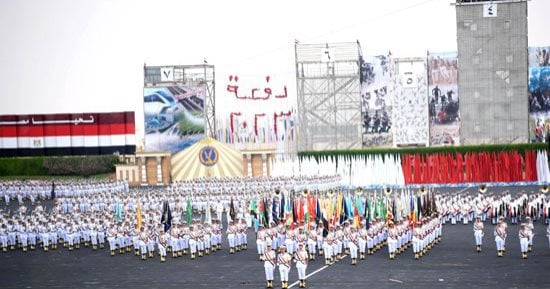 طلاب أكاديمية الشرطة يؤدون القسم أمام الرئيس السيسي بحفل تخرجهم.. صور