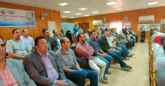 محطة البحوث الزراعية بسخا تحتفل بمرور 50 عاما على ذكرى انتصارات أكتوبر المجيد