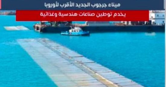 يبعد 70 كم عن مطروح. .ميناء جرجوب الجديد الأقرب إلى أوروبا "فيديو"