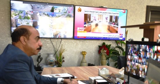 محافظ أسوان يشارك فى اجتماع الوزراء لإدارة الأزمات والطوارئ تنفيذا لتوجيهات الرئيس