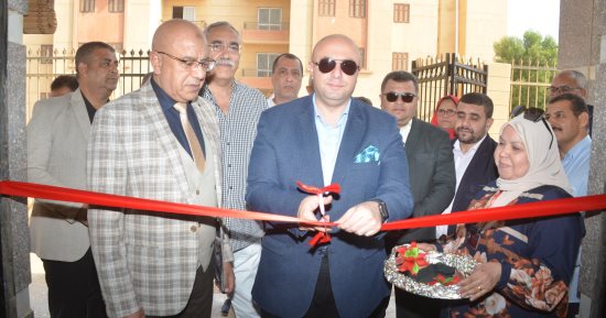 محافظ بنى سويف يفتتح وحدة الإسكان الاجتماعى الصحية بمنطقة الـ77 فدان شرق النيل