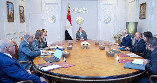 الرئيس السيسى يستقبل رئيس "دانيلى" الإيطالية المتخصصة فى صناعة معدات وتكنولوجيا إنتاج الصلب