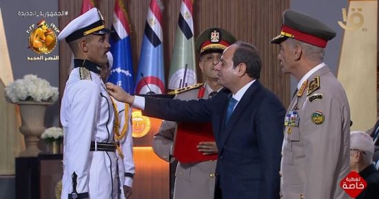 الرئيس السيسي يشهد قسم يمين الولاء لخريجى الكليات العسكرية