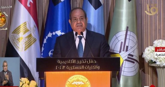 الرئيس السيسى: رغم كل التحديات ولكن شاء الله أن تكون مصر آمنة