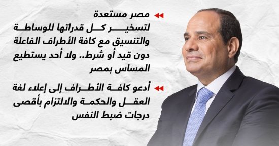 كلمة مهمة للرئيس السيسى بحفل تخرج الكليات العسكرية.. إنفوجراف