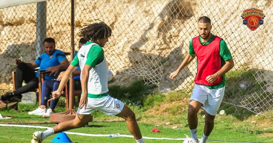 تقسيمة قوية في مران سيراميكا الصباحى استعدادا للمباريات المقبلة.. صور