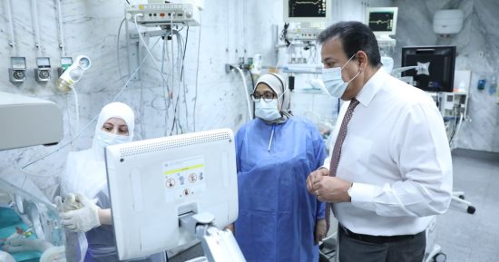 وزير الصحة يتفقد مستشفى الجلاء التعليمى للوقوف على الخدمات المقدمة للمرضى