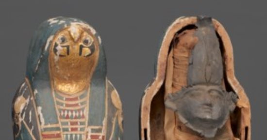 عرض مومياء وتابوت خشبى مصرى للبيع فى دار مزادات عالمية بـ500 ألف جنيه