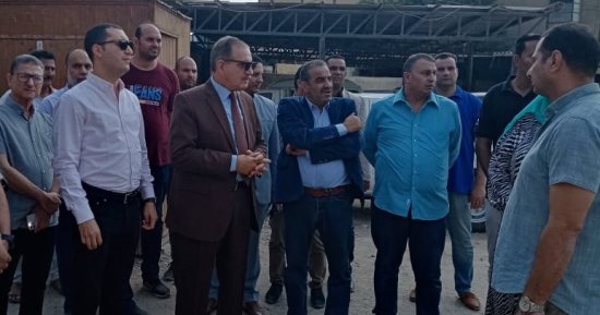 محافظ كفر الشيخ يتفقد الحملة الميكانيكية ويوجه بمتابعة الصيانة الدورية للمعدات