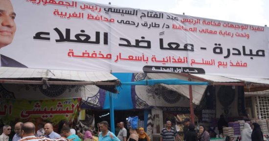 محافظ الغربية يتابع تطبيق مبادرة خفض السلع الأساسية بالأسواق  