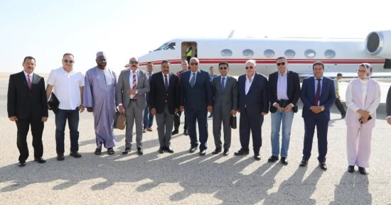 محافظ الوادى الجديد يستقبل وفود "الملتقى التسويقى المصرى الثالث للتمور" 