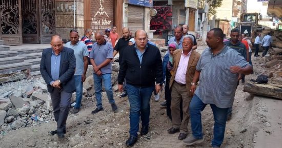 نائب محافظ الجيزة يوجه برفع معدلات تنفيذ تطوير ورصف الحوامدية وأبو النمرس