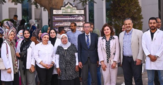 جامعة مصر للعلوم والتكنولوجيا تطلق حملة للتبرع بالدم لدعم الأشقاء فى فلسطين