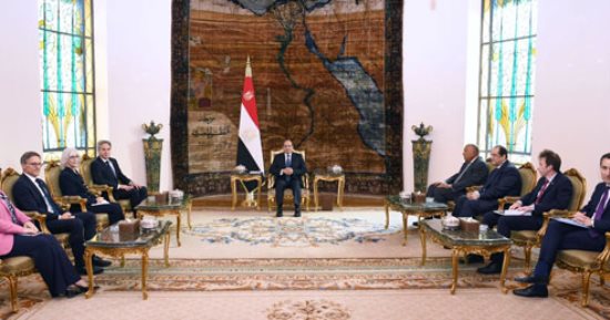 متحدث الرئاسة: الرئيس السيسى بحث مع وزير خارجية أمريكا تطورات الأوضاع الإقليمية