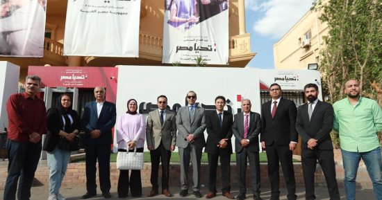 الحملة الرسمية للمرشح الرئاسى عبد الفتاح السيسي تستقبل وفدًا من نقابة الأطباء البيطريين  