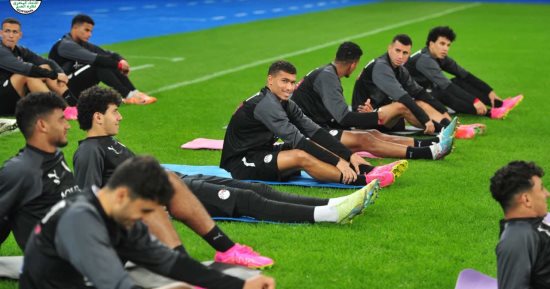المنتخب الأوليمبى يختتم تدريباته استعدادا لمواجهة أوزبكستان وديا