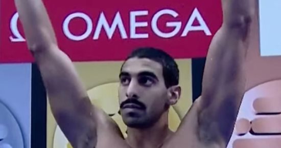 عبد الرحمن سامح يحصد الميدالية الفضية في بطولة كأس العالم للسباحة