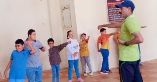 فعاليات رياضية وفنية للأطفال ضمن مبادرة "نتوحد من أجلهم" بكفر الشيخ.. صور