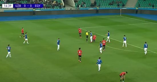 المنتخب الأولمبى يبحث عن هدف التعديل أمام أوزبكستان بعد 30 دقيقة
