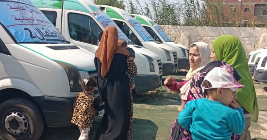قافلة حياة كريمة تستقبل 726 مواطنا فى أولى أيامها بالتل الكبير بالإسماعيلية