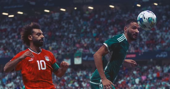 محمد صلاح يقود منتخب مصر للتعادل مع الجزائر بـ 10 لاعبين 1-1 وديًا فى الإمارات
