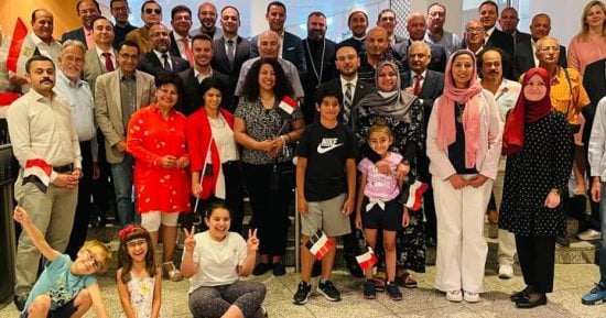 المنظمة الألمانية المصرية تستعد لانتخابات الرئاسة ودعم كبير للرئيس السيسى.. صور