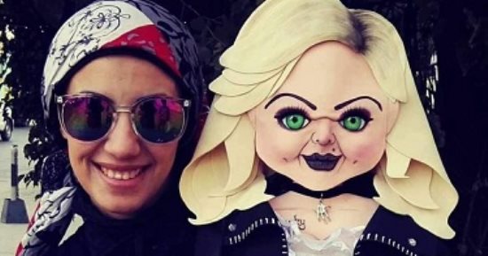 يا مساء الرعب.. يسرا صممت ديكورا للهالوين من خامات بسيطة